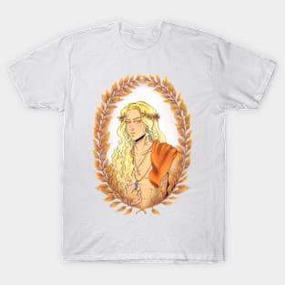 Apollon Olympian God Greek Mythology Wreath Style T-Shirt